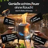 Raucharmes Tischfeuer, Tischkamin Outdoor für Pellets & Produktbild-Vorschau 2