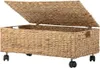 Bloomingville Korb NELAS mit Deckel und Rollen 63x40 cm Produktbild-Vorschau 1