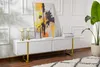 Skye Decor, Serenity - White, Gold, TV-Ständer, Weiß, 100 % Produktbild-Vorschau 3
