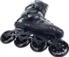 A pair of black and green inline skates is shown against a white background. Podgląd zdjęcia produktu