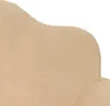 A close-up view of the textured fabric of a cream-colored children's sofa. Voir les images du produit