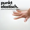 A hand pressing into a soft, white surface, likely demonstrating the elasticity of a mattress. Produktbild-Vorschau