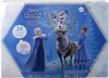 The image shows the front of a hexagonal-shaped advent calendar box for Disney's Olaf's Frozen Adventure. Produktbild-Vorschau