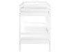 BELIANI Hochbett Weiß Kiefernholz 2 Lattenroste 90 x 200 cm Produktbild-Vorschau 4