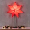 LED Stern Rot H50cm mit Standfuß Weihnachten Leuchtstern Produktbild-Vorschau 5