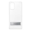 A transparent phone case with a silver kickstand on a white background. Anteprima dell’immagine prodotto