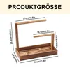 Kettenständer Schmuckständer Holz Schmuckregal Schmuck, Produktbild-Vorschau 2