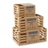 Ensemble de 3 boîtes en bambou | Boîtes en bois durables Voir les images du produit 1