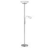 Reality Gerry stojací lampa E27 dvojitá ⌀34cm matný nikl Náhled obrázku produktu 1