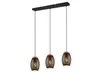 Suspension BIDAR noire 3xE27x28W en métal, dimensions : Voir les images du produit 8