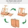 Vinsetto Staffelei Keilrahmen Kofferstaffelei Produktbild-Vorschau 6