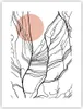 Poster - Poster ohne Rahmen - Abstraktion Linien Sonne - Produktbild-Vorschau 1