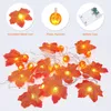 Guirlande lumineuse d'Halloween avec citrouille Feuille Voir les images du produit 6