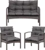 Palettenkissen Loungekissen Set 3-teilig, Outdoor Produktbild-Vorschau 1
