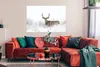 MuchoWow® Poster Hirsche - Winter - Schnee - Tiere - Produktbild-Vorschau 2
