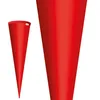 Schultüten-Rohling zum Basteln rot - 70 cm rund - mit Produktbild-Vorschau 3