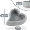 com-four® Deko-Herz zum Bepflanzen - große Pflanzschale als Produktbild-Vorschau 6