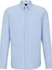 Elegantes Herrenhemd Blau: Langarm, Regular Fit, Produktbild-Vorschau 3