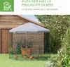 PawHut Enclos poulailler chenil volière hexagonal extérieur Voir les images du produit 7