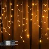 5M LED Ice Rain Fairy Lights bianco caldo 8 modalità di Anteprima dell’immagine prodotto 1
