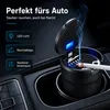 Aschenbecher Auto mit LED Beleuchtung, kompakter Fahrzeug Produktbild-Vorschau 6