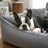 4L Textil TEO Hundekorb mittelgroße Hunde Kuscheliges Produktbild-Vorschau 3