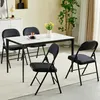 mcc direct 4er Set Klappstuhl Kunstleder Klappstühle mit Produktbild-Vorschau 2