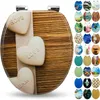 Sanfino® Premium WC Sitz "Hearts" hochwertiger Produktbild-Vorschau 1