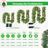 JOIEYOU 500cm Weihnachtsgirlande mit 75 Warmweiß LEDs Produktbild-Vorschau 2