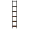 Libreria 6 ripiani effetto rovere marrone 40x30x188cm Anteprima dell’immagine prodotto 5