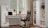 Schreibtisch + Bücherregal Set COSMO WHITE Produktbild-Vorschau 1
