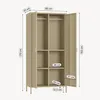 Armadio "Esteli" a 2 ante, 170 x 80 x 45 cm, 2 aste Anteprima dell’immagine prodotto 3