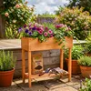 Relaxdays verhoogde plantenbak, geschikt voor tuin, balkon Productafbeelding-voorbeeld 5