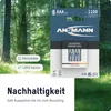 4 akumulatory ANSMANN Micro AAA 1.050 mAh Podgląd zdjęcia produktu 13