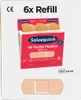 A box of Salvequick textile plasters with a single plaster shown below. Anteprima dell’immagine prodotto