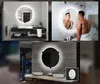 Moderne Nástenne okrúhle zrkadlo do kupelne s osvetlenim Náhľad obrázku produktu 5