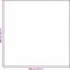 vidaXL Zeltteppich Hellgrau 400 x 400 cm Polyethylen Produktbild-Vorschau 8