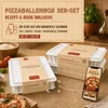 Pizza Lover 3x Pizzaballenbox mit Deckel in weiß - Größe Produktbild-Vorschau 6