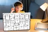MuchoWow® Laptop Aufkleber Sticker Cover Schamhaft - Katze Produktbild-Vorschau 3