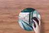 MuchoWow® Mauspad Mousepad Schöner Zug auf dem Bahnsteig Produktbild-Vorschau 3