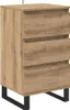 vidaXL Príborník so zásuvkami Materiál na báze duba Artisan Náhľad obrázku produktu 2