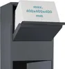 Wiltec Paketkasten Anthrazit 460 x 450 x 1400 mm, Paketbox Produktbild-Vorschau 7