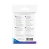 The back of a product package for card sleeves, showing multilingual descriptions and features. Produktbild-Vorschau