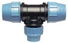 Unidelta PP T-Stück  63x40x63mm mit Klemmverschraubung Produktbild-Vorschau 1