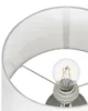BELIANI Lampa stołowa szara ceramiczna 48 cm z abażurem Podgląd zdjęcia produktu 8