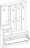 Garderobe Komplettgarderobe Flurgarderobe Garderobenset Produktbild-Vorschau 7