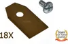 18 X 3,5 cm titánové nože pre robotické kosačky Herkules Náhľad obrázku produktu 1