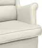 Close-up view of a cream-colored armchair. Náhľad obrázku produktu