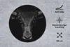 MuchoWow® Mauspad Mousepad Taurus - Tiere - Schwarz - Weiß Produktbild-Vorschau 2