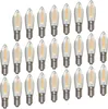 A collection of LED filament light bulbs arranged in rows against a white background. Produktbild-Vorschau
